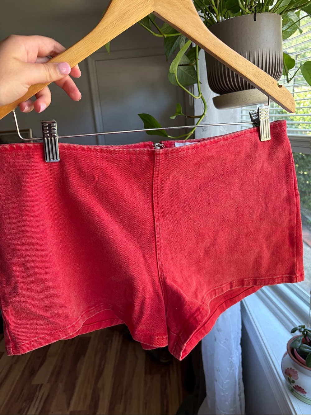 Le Lis Red Women's Booty Shorts
